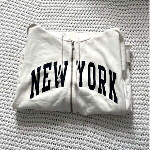 John galt New York zip up sweatshirt